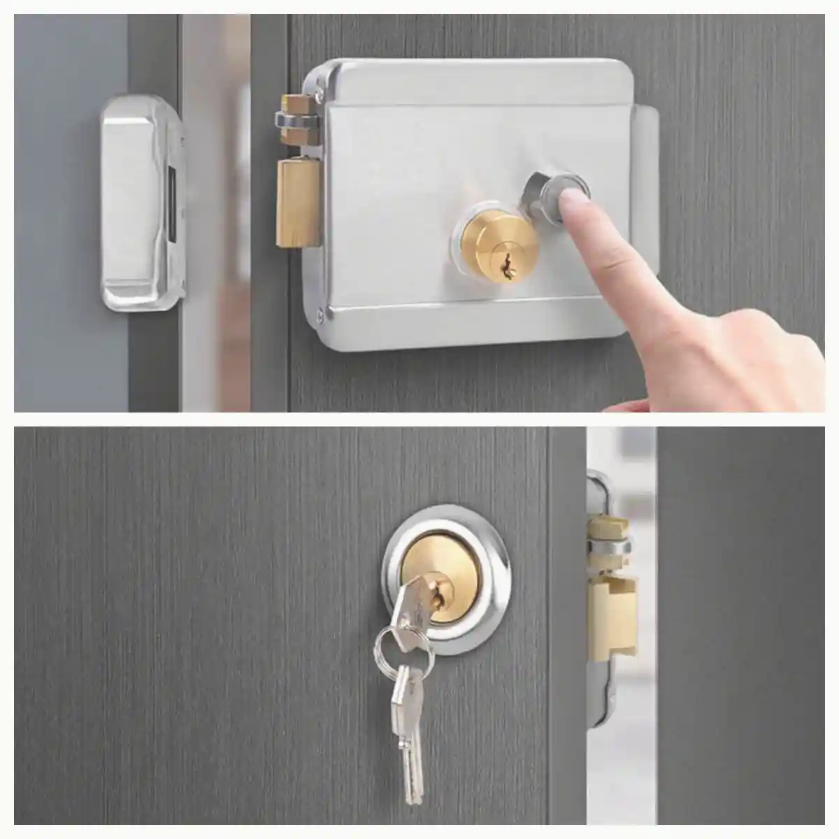 Double Cylinder Rim Lock